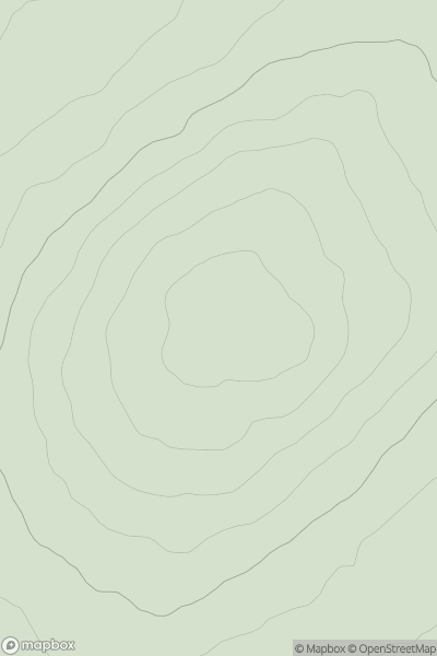 Thumbnail image for Meall a' Phuill [Loch Leven to Rannoch Station] showing contour plot for surrounding peak